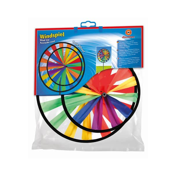 4001664013043 - Windspiel Twin Wheel 28x70cm 4001664013043 GÜNTHER 1304