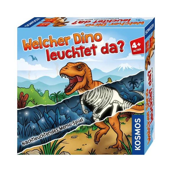 4002051680701 - Memo-Spiel  - Welcher Dino leuchtet da ? 4002051680701 KOSMOS 680701