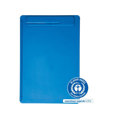 Klemmbrett MAULgo 2325137.ECO A4 blau recycelter Kunststoff 