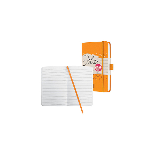 4004360804779 - SIGEL Notizbuch Jolie® DIN A6 liniert mangoorange Hardcover 174 Seiten