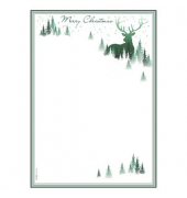 Motiv-Weihnachtsbriefpapier Christmas Forest DP284 A4 90g 