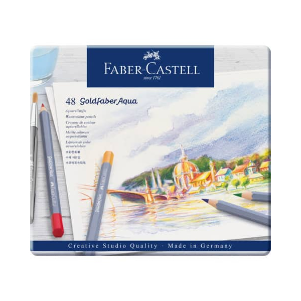 4005401146483 - Goldfaber aqua Farbstift 48 Stück mehrfarbig - Faber-castell