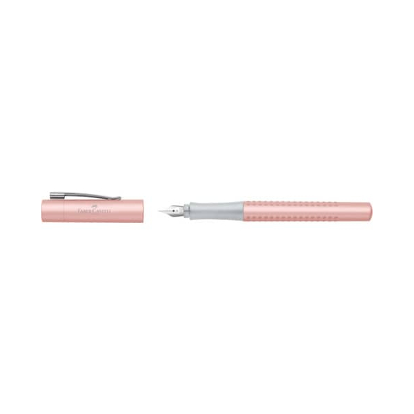 4005401409656 - Füllhalter Grip Pearl Edition B rosé 4005401409656 Faber-Castell