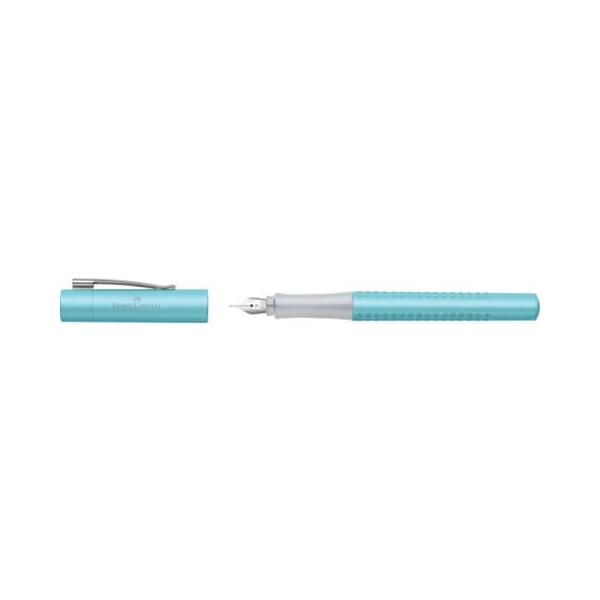 4005401409663 - Füllhalter Grip Pearl Edition B türkis 4005401409663 Faber-Castell