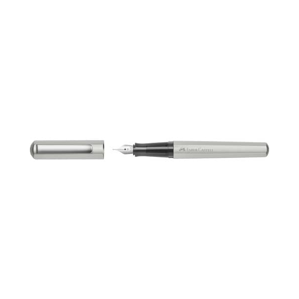 4005401505907 - Füller Patrone M Hexo silber matt 4005401505907 Faber-Castell