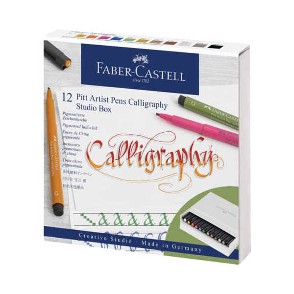 4005401675129 - Tuschestift 12ST Artist Pen sortiert 4005401675129 Faber-Castell