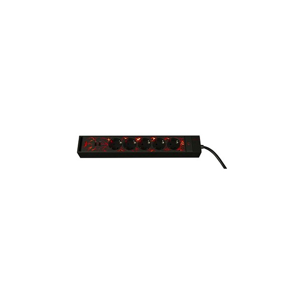 4006341718792 - REV Gamer - Steckdosenleiste - Wechselstrom 230 V - 3680 Watt - Ausgangsanschlüsse 5 (2 x USB 5 x Stromversorgung) - 14 m Schnur