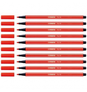 Pen 68 Filzstifte rot