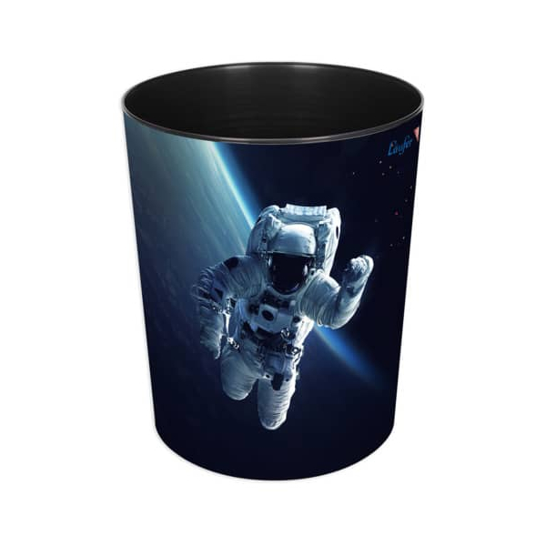 4006677266691 - Papierkorb Astronaut - 13 L Ø 30cm rund 4006677266691 LAeUFER