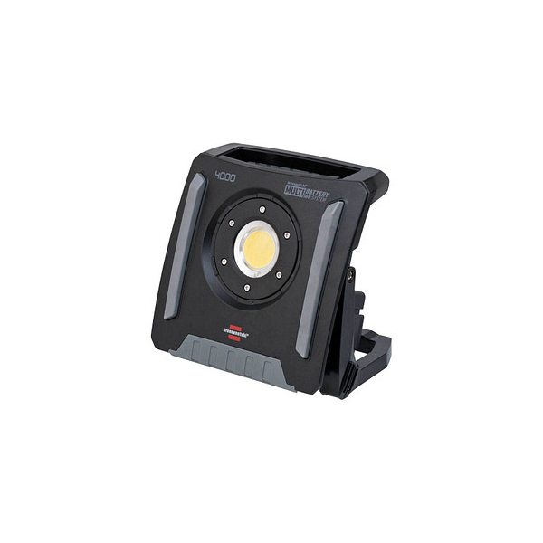 4007123676613 - Brennenstuhl - Multi Battery led Akku Strahler 4000 mh IP65 mit 4x Akku-Adapter