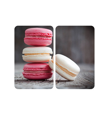 Herdabdeckplatten Macarons bunt