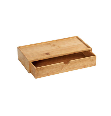 Aufbewahrungsbox Terra 23921100, außen 28x14x6cm, Bambus braun