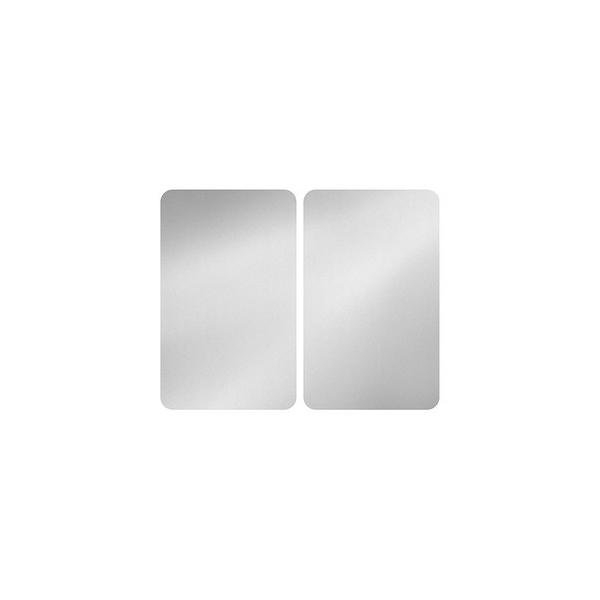 4008838316733 - Herd-Abdeckplatte WENKO Silber Herdabdeckplatten bunt (silberfarben grau) Küchenaccessoires für alle Herdarten