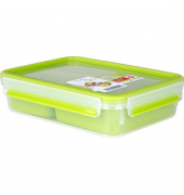 Lunchbox CLIP & GO 5,8 cm hoch transparent