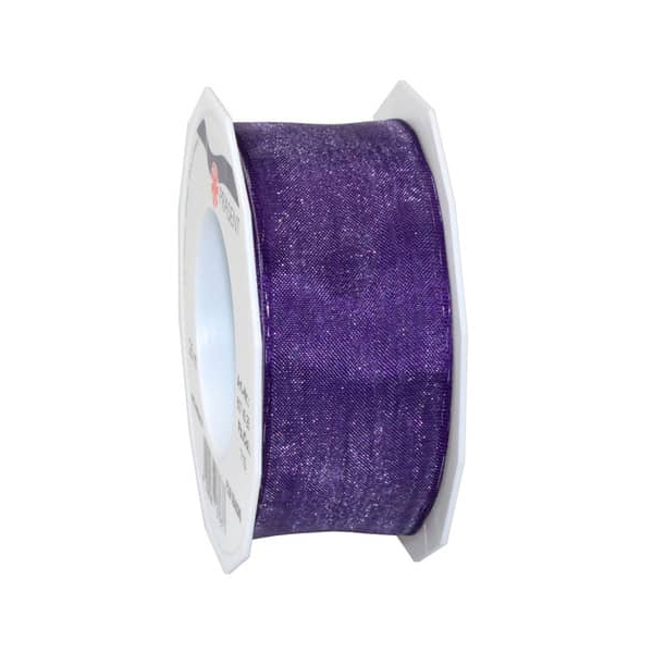 4009236077677 - Zierband Draht 40mm-25m violett 4009236077677 PRÄSENT 6074025-