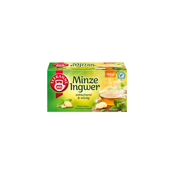 4009300016939 - Minze Ingwer Tee 18 Portionen 4009300016939 TEEKANNE 32 Gramm