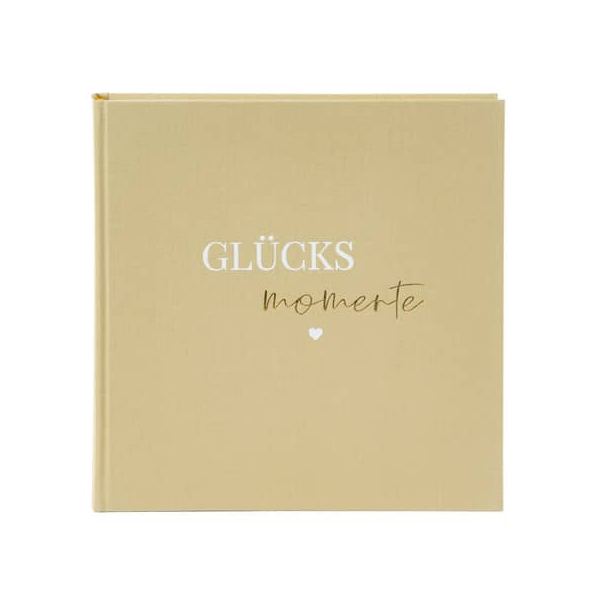 4009835276143 - Fotobuch Linum 20 Glücksmomente beige 4009835276143 GOLDBUCH