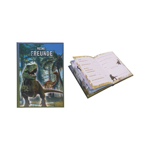 4009835430781 - Freundebuch 3D T-Rex - 88 illustrierte Seiten A5 4009835430781 GOLDBUCH