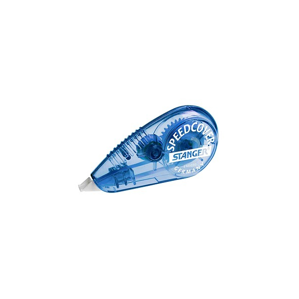 4011886014094 - Korrekturroller 18000101099 Speed Cover blau transparent 5mm x 12m Einweg 4011886014094 STANGER