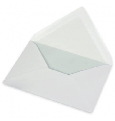 Briefumschlag Edel Satin 2031838001, C6, ohne Fenster, nassklebend, weiß
