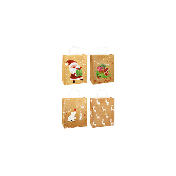 4022792983176 - Geschenktasche 88317-SG Weihnachten Papier Serie 3 Weihnachten Weihnachtsmotive sortiert 26cm x 32cm 4022792983176 12 Stück