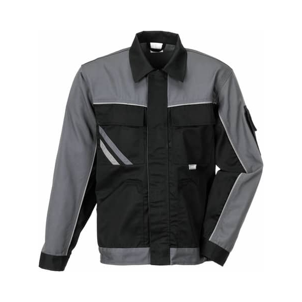 4030913956664 - Planam - Bundjacke Highline schwarz schiefer zink Größe 38 - schwarz