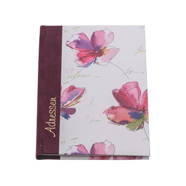 4032403753173 -  Adressbuch Blume Aquarell - A6 96 Seiten 4032403753173 HEAD 75317