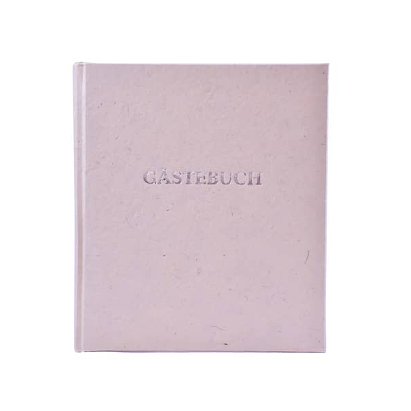 4041801208482 - Gästebuch - 21 x 24 cm mit Wortprägung creme 4041801208482 NEPALOKTA