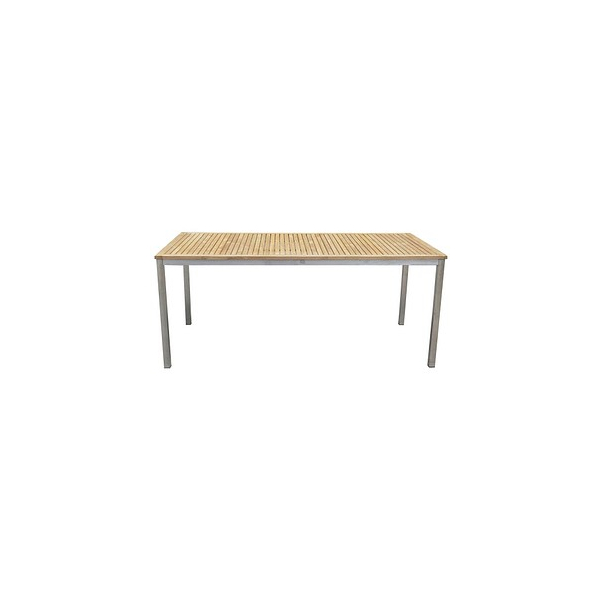 4041908118226 - Teak Garten Tisch 180cm Gartentisch Holztisch Holz Edelstahl massiv Terrasse