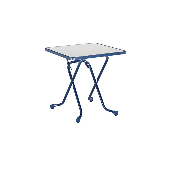 4043153002381 - Best Freizeitmoebel Tisch 26527020 Stahl Blau 670 x 670 x 730 mm