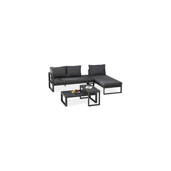 4043153116323 - Best Freizeitmoebel Lounge Gruppe 98714050 4 Personen Aluminium Anthrazit