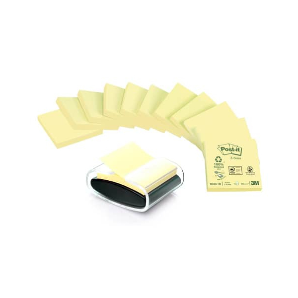 4046719255764 - Haftnotizspender C2014Y12 Z-Notes schwarz transparent 4046719255764 POST-IT