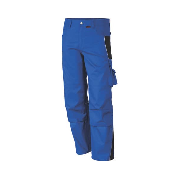 4046987027995 - Arbeitshose pro in kornblau schwarz Größe 50 - Bundhose mg 245 g - PROfessionals-Werkstatthose - kornblau schwarz - 50 - Qualitex