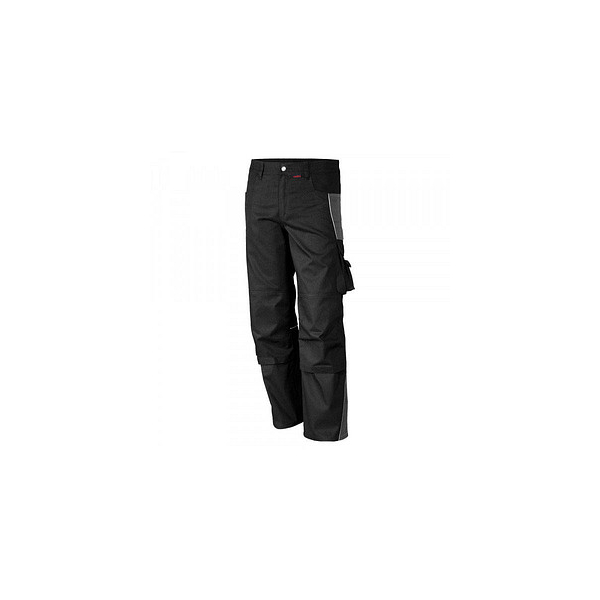 4046987028671 - Arbeitshose pro in schwarz grau Größe 42 - Bundhose mg 245 g - PROfessionals-Werkstatthose - schwarz grau - 42 - Qualitex