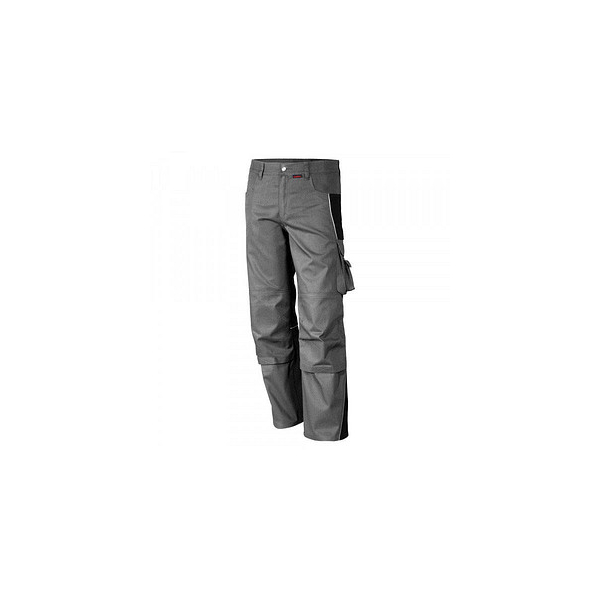 4046987031596 - Arbeitshose pro in grau schwarz Größe 48 - Bundhose mg 245 g - PROfessionals-Werkstatthose - grau schwarz - 48 - Qualitex