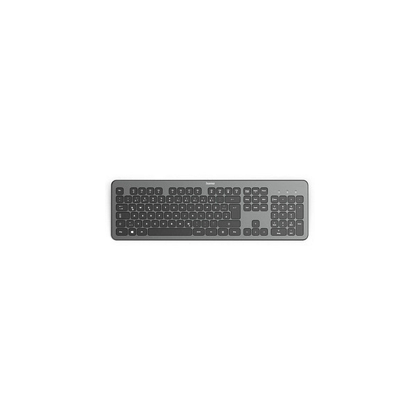 4047443468628 - hama 00182611 Tastatur KW-700 kabellos Anthrazit Schwarz QWERTZ DE