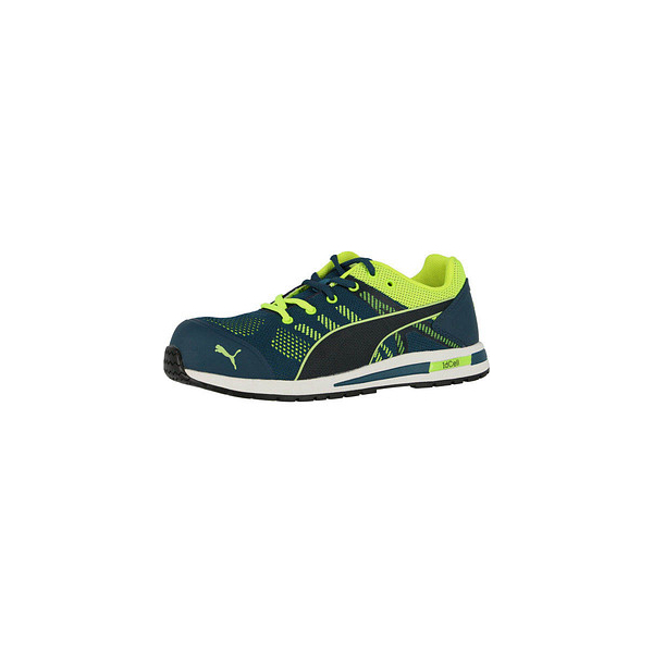 4051428068109 - Puma Safety Shoes - Sicherheitsschuh Elevate Knit green low Größe 40 blau grün S1PS esd fo hro sr 203452022 Textil