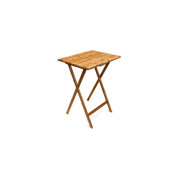 4052025158347 - Relaxdays - Beistelltisch zum Klappen platzsparend robust nachhaltiges Bambus Holz Klapptisch hbt 63x48x385 cm natur