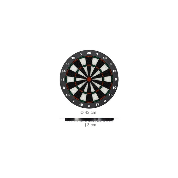 4052025214630 - Dartscheibe mit Darts 4052025214630 relaxdays