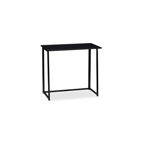 4052025933449 - Schreibtisch klappbar platzsparender Bürotisch zum Klappen Home Office Jugendzimmer 745x80x45cm schwarz - Relaxdays