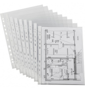 Prospekthüllen 9540-04524-110 A4, glasklar glatt, oben offen, 0,10mm