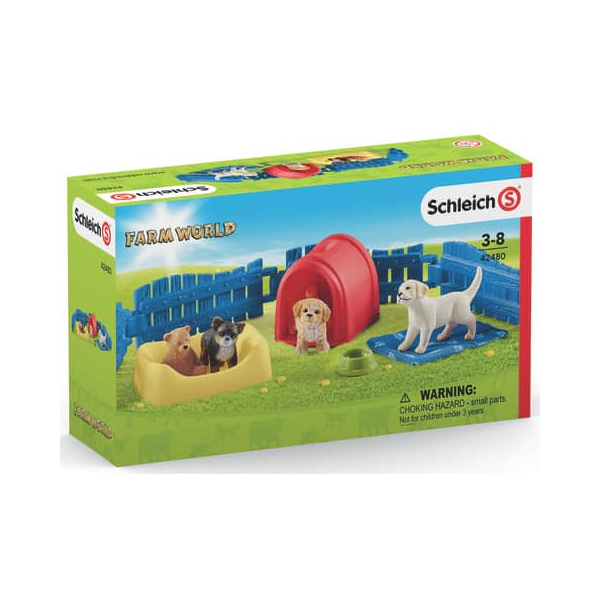 4059433572956 - Farm World 42480 Welpenstube Spielfiguren-Set 4059433572956 42480