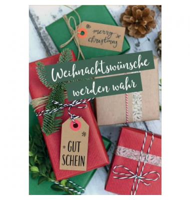 Weihnachtsgutscheinkarte 22-179