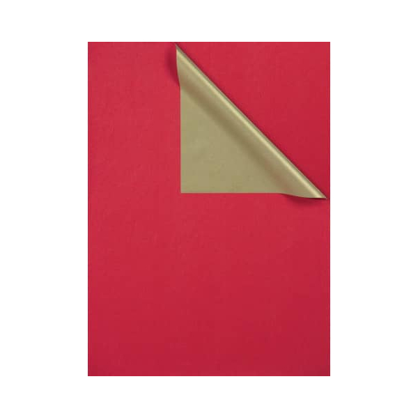 4058653700941 - Geschenkpapier 331649 70cm x 250m rot gold 4058653700941 250 Meter