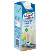 652483006 H-Milch fettarme H-Milch 1,5% Fett, laktosefrei, glutenfrei, Einwegverpackung, 1L, Tetrapack