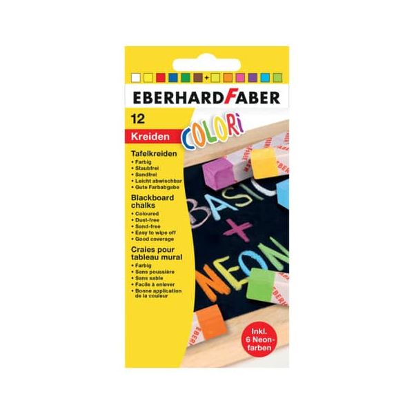 4087205260121 - Colori Kreide farbsortiert 12 St 4087205260121 Faber-Ca