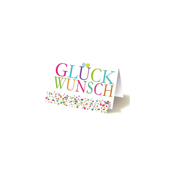 4260269844425 - Glückwunschkarten Konfetti NM_ATEK265 115cm x 175cm (BxH) 260g Motiv Chromopapier FSC 4260269844425 LUMA