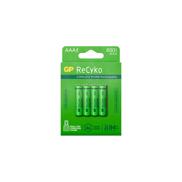 4891199210570 - REC 4AAA 650 - mDect NiMh Akku AAA (Micro) 650 mAh 4er-Pack