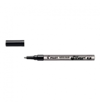 Lackmarker SUPER COLOR, SC-S-F 4070054, Stift, silber, 1mm Rundspitze