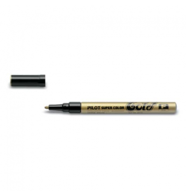 Lackmarker SUPER COLOR, SC-G-F 4070053, Stift, gold, 1mm Rundspitze